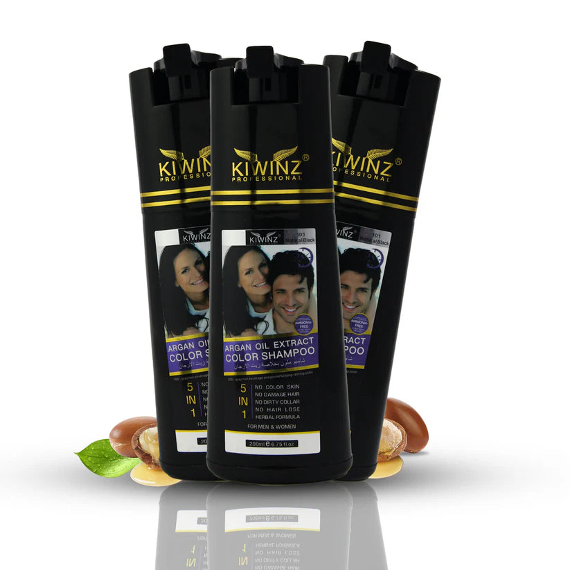 Kiwinz Hair Color Shampoo For Men and Women